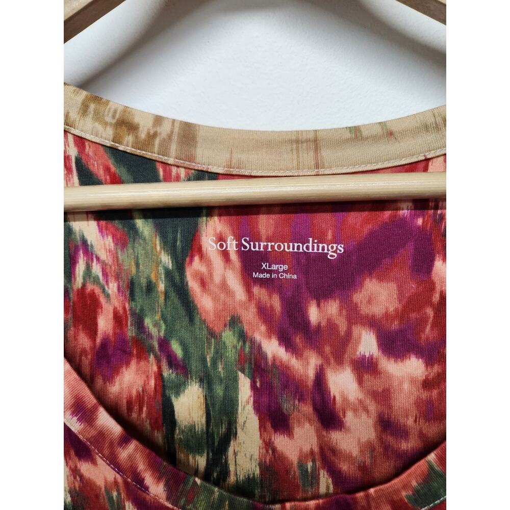 Soft Surroundings Women's Bundle Of 2 Maxi Bohemian Dresses, Sz XL. Multi Color - Picture 12 of 16